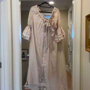 Amano by Lorena Laing natural silk Dress(bw)